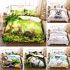 Cartoon Konijn Dekbedovertrek Set Grappige Dieren 3D Print Beddengoed Set Voor Kinderen Tieners Slaapkamer Decor Dekbedovertrek Met Kussenslopen