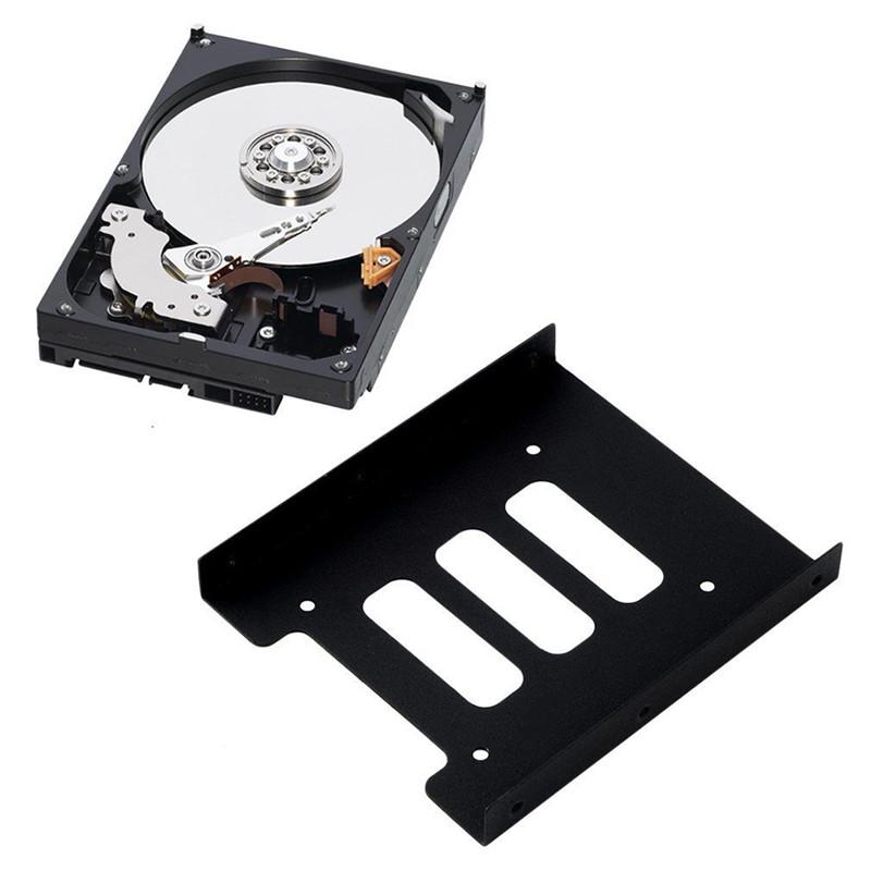 2,5" bis 3,5" SSD HDD Metall Adapter Montage Halterung Festplattenhalter für PC