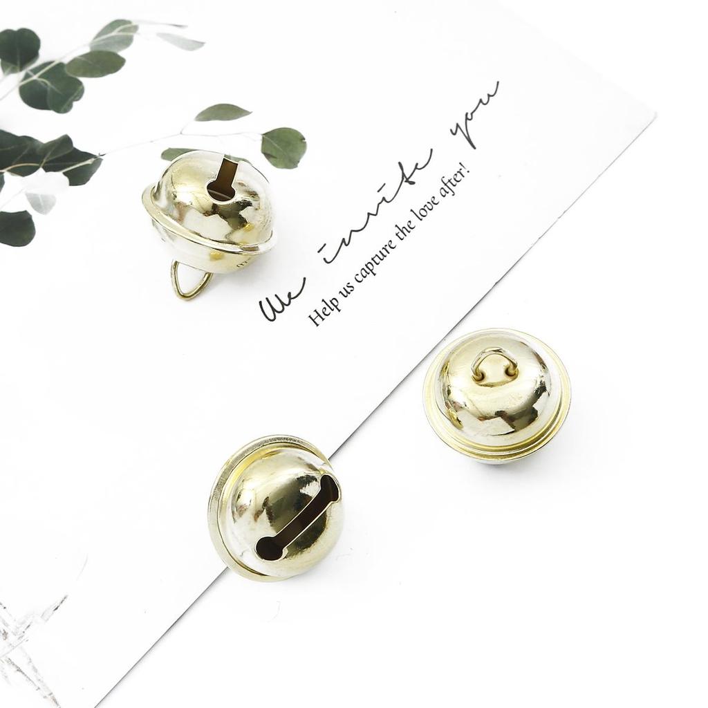 10PCS Rich and Colorful Iron Jingle Bells Charms Christmas Bells Beads Party Decoration Pendants DIY Crafts Handmade Accessories