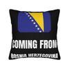Bosnia and Herzegovina Flag Pillowcases Merch Printing Cushion Cover Decor  Throw Pillow Case Cover Home Multi Size