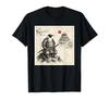 Samurai Penguin Sengoku T-Shirt Japanese Castle Bushido Warlord Mountain Art
