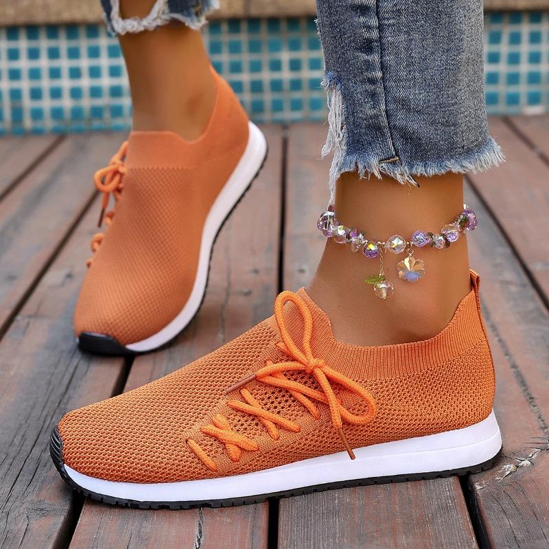 Women Casual Shoes Fashion Breathable Walking Mesh Flat Shoes White Sneakers Women Tenis Shoe
