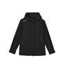 FW23 Stroll Series Solid Logo Casual Hooded Jacket Women Jackets Deep-Night-Black L323W121-03B6