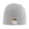 Funny Death Metal Cat Gift Rainbow Heavy Metal  Warm Knitted Cap Winter Knit Bonnet Hat Skullies Beanies Hip Hop Caps for Unisex