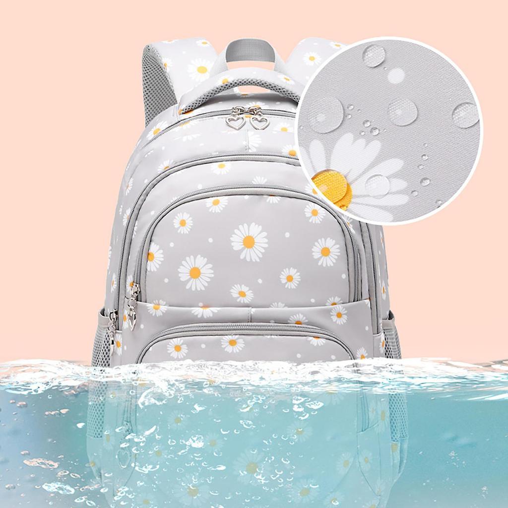 Small Daisy Pen Bag Lunch Bag Backpack Set Wear-resistant High-quality Bag for High School Elementary Students