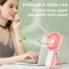 Handheld Fan 3 Speed Mini Personal Fan with Folding Stand for Desktop