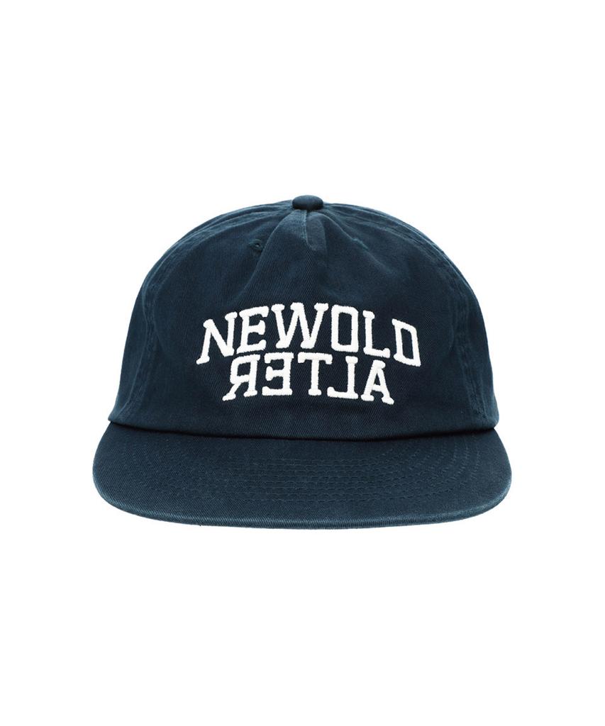 ALTER STUDIO Washed Newold 5-Panel Cap_Navy