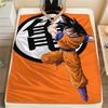 Dragon Ball Logo Aufdruck Flanelldecke, Hohe Qualität, Bequem für Alle Jahreszeiten, Heimdekoration, Wärme und Komfort, Perfekt für Weihnachtsgeschenke