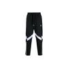 Originals Trefoil FW22 Relive Print Logo Striped Drawstring Straight-Leg Track Pants Men Bottoms Black HK7325