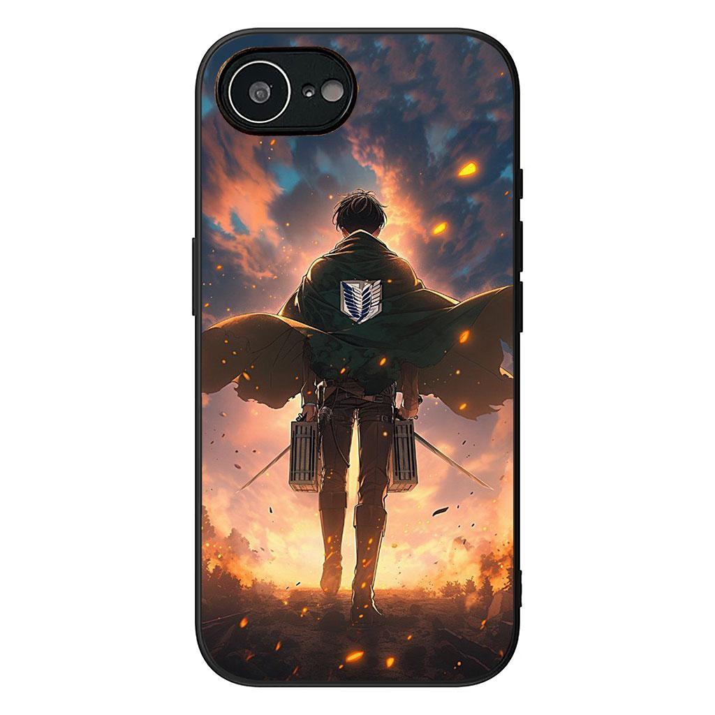 For Samsung Galaxy A36 A17 A26 A07 A35 A54 A53 A13 A33 A34 S8 S9 S20 S21 FE S10 Plus Phone Case Levi Attack Eren On Titan Jaeger