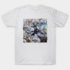 Asian Size Cotton Unisex Tshirt Print T-shirt Kirito And Asuna Manga Panel Collage T-shirt No-Cut Print Regular Fit