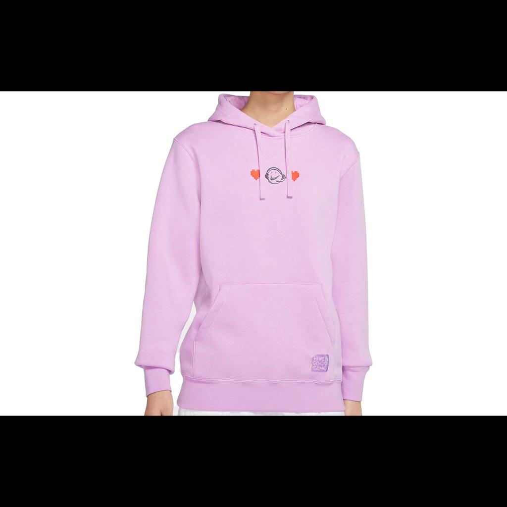 Nike Sweatshirts Women's Pink Hooded Moderate Regular DC3940-616