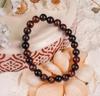 Rotes Tigerauge Armband | Selbstvertrauen Motivation & Erdung | Polierte Perlen | Unisex Wellness Schmuck | Stilvolles Energie Schmuckstück Geschenk