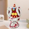 Animal Hat Lion Dance Headdress Embroidered Hood Ear Protection Thermal Cap Windproof