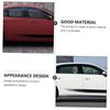 POPETPOP Car Side Decal, 190x9cm, Universal Sport Racing Stripe, Black, Lightweight and Compact, for Vehicle Decoration