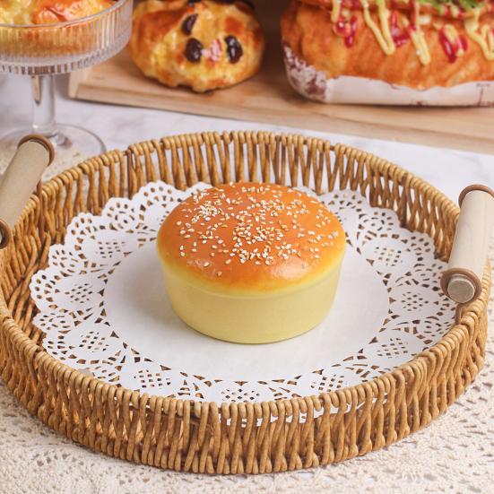 Jouet à presser simulation pain soulagement du stress Toast Gâteau Fromage Bagel Croissant Jouet sensoriel Décompression Aliment réaliste Jouet Fidget