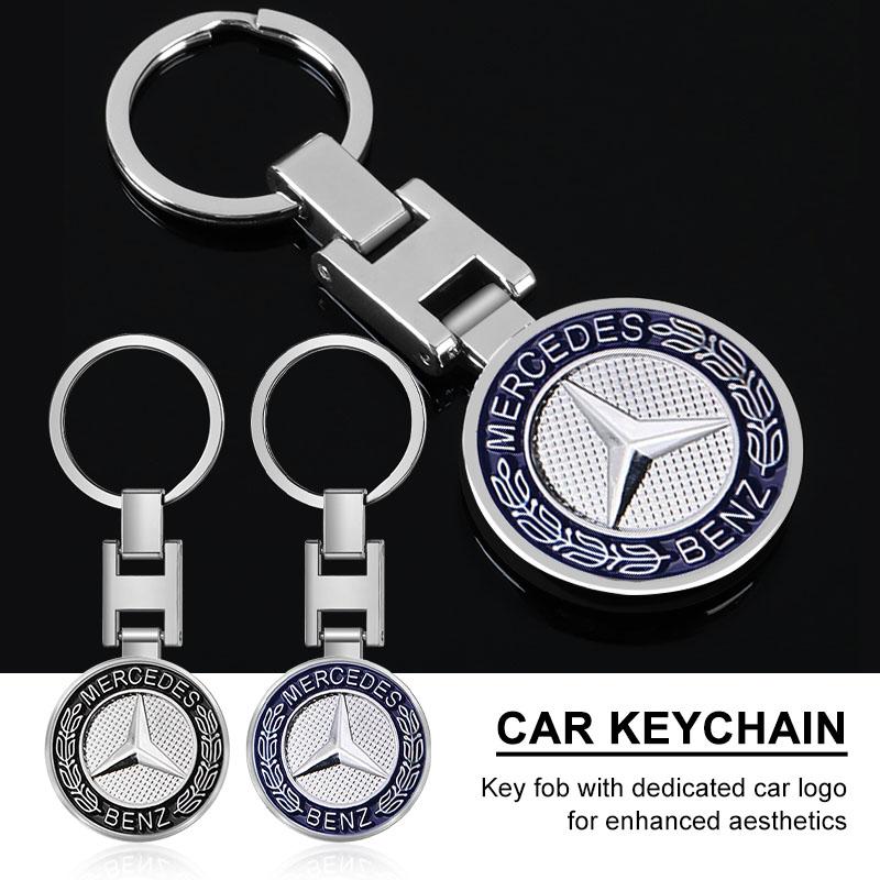 1Pcs Car Emblem Keychain Styling Key Ring Accessories For Mercedes-Benz AMG C500 C200 C300 A B C E GLA CLA GLK GL ML GLE W204 W205 W203 W211 W212 W213
