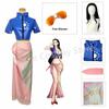 Anime Cosplay Costume Dress Outfits Nico Robin Cosplay Costume Glasses Party Wig Suit Costumes For Girl Halloween Carnival Suit