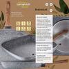 San Ignacio Sartén grill 28 x 28 cm en aluminio forjado, compatible con inducción, colección Daimiel de la marca -