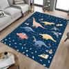 1PC Dinosaur Party Extra Large Non Slip Floor Carpet, Office, Family, Bedroom, Studio Large Area Rug Indoor Rugs, , Vibrant Colors