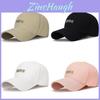 Baseball Cap For Women Men With Embroidered 3d Letter Design Adjustable Sun Protection For Casual Wear