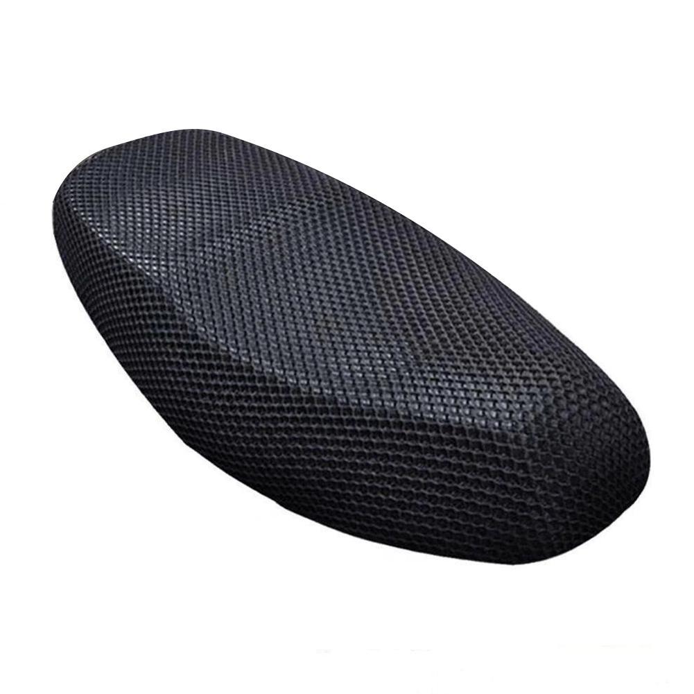 Summer Cool 3D Mesh Motorcycle Seat Cover Breathable Anti-Slip Cushion Cover Grid Seat Pad Protection Scooter Covers S3O5