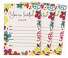 Inkdotpot 30er-Pack Einladungen mit Umschlägen, florale Einladungen für Ihre Hochzeit, Brautparty, Babyparty, Geburtstagseinladungen