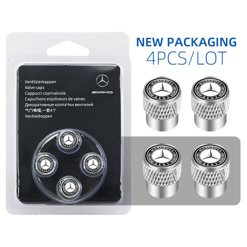 CRD1 Car Wheel Stem Air Valve Cap Tire Dust Cover for Mercedes Benz C E S Class W223 W206 Accessories Interior Mouldings XSQMM-BEZ
