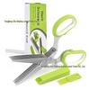 Stainless Steel Five-Layer Herb & Vegetable Scallion Shears
