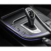 Carbon Fiber Pattern Car Gear Shift Panel Side L Shape Strips Trim Interior For Bmw 3/4 Serie 3gt F30 F31 F32 F33 F34