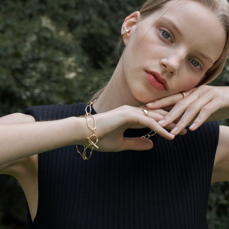 Cotoit FLOW` Kettengliedarmband