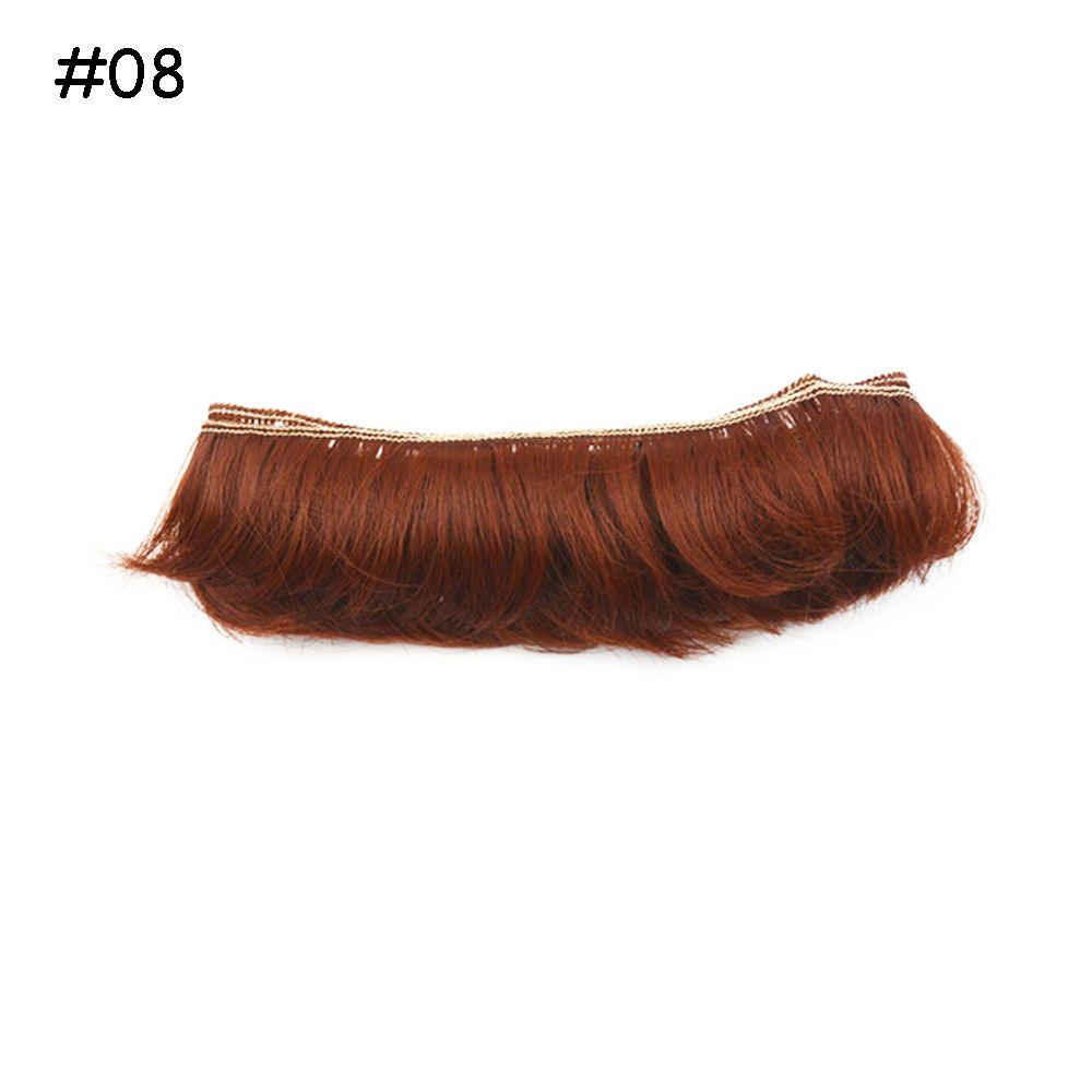 5CM DIY Accessories High-Temperature Mini Tresses Toy Toupee Short Curly Wigs Doll Fringe Hair