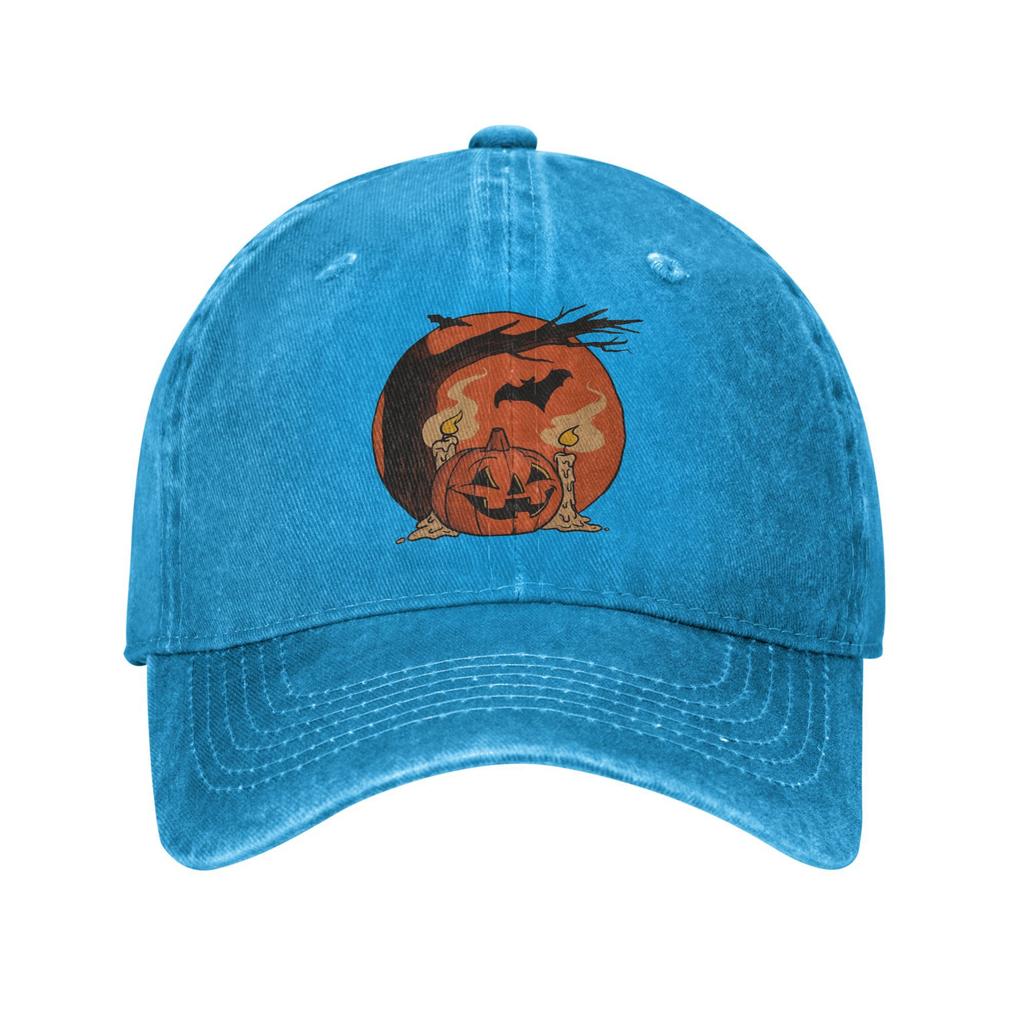 Halloween Pumpkin Casual Baseball Cap For Women Men Summer Outdoor Sport Trucker Hat Trendy Wholesale Baseball Caps
