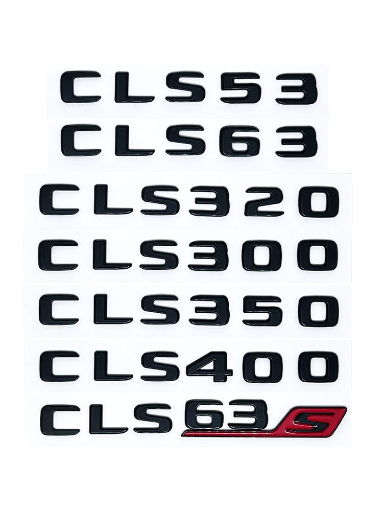 Car Trunk Letters Logo Emblem Badge Decals Sticker For Mercedes Benz CLS Class 53 63 CLS260 CLS300 CLS400 CLS350 CLS320 C257 GZ7