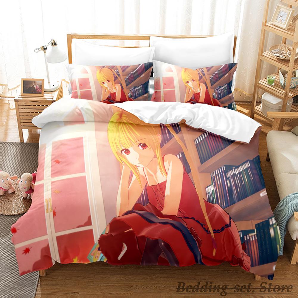 2023 Darwin's Game Bedding Set Single Twin Full Queen King Size Bed Set Adult Kid Bedroom Duvetcover Sets Anime Kawaii