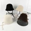 Strap Knitted Fisherman'S Hat Children Keep Warm After Opening Knitted Washbasin Hat