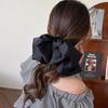 Checkerboard Grid Big Bow Hair Clip Spring Clip High-end Summer Ponytail Clip Fresh Sweet Headwear Creative Clothing Accessories