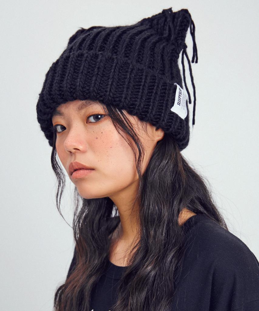 Seullipiseullib Bread Black Beanie