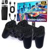 Retro Wireless Game Console 20000+ Games 9 Classic Emulators, 4K HDMl Output 2.4GHz Wireless Controller, Plug and Play Video Game Stick for TV(128G)