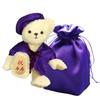 [Petilou] Longevity Bear 12cm Small Size Drawstring Bag (Graduate Life Normal)