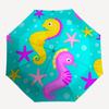 1pc Seahorse, Ocean Automatic Folding Umbrella - 8-Rib Automatic Open/Close, Large Canopy Birthday Festival Gift Yy251217126