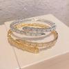 Vícekruhový náramek ve stylu Snake Bone, lehký luxus, otevřený náramek pro muže a ženy, pro páry