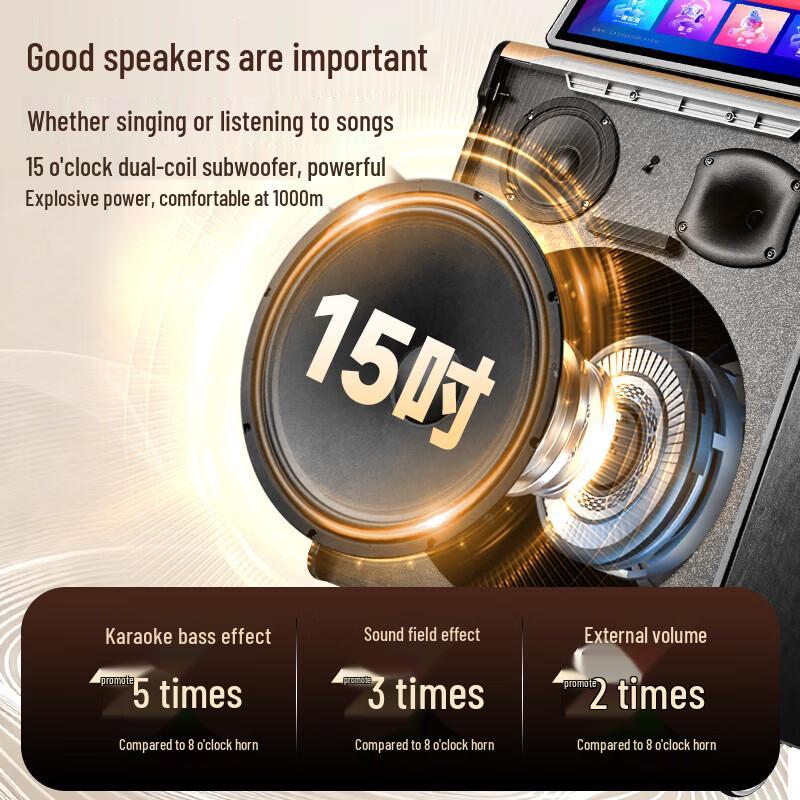SAST SA-258PLUS Portable Home Karaoke KTV System CN Plug (adapter Included) (CN Version)