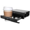 Multifunction Car Drink Cup Holder Auto Double Layer Din Audio Radio Replacement Pocket Storage Box Cassette Drawer Storage