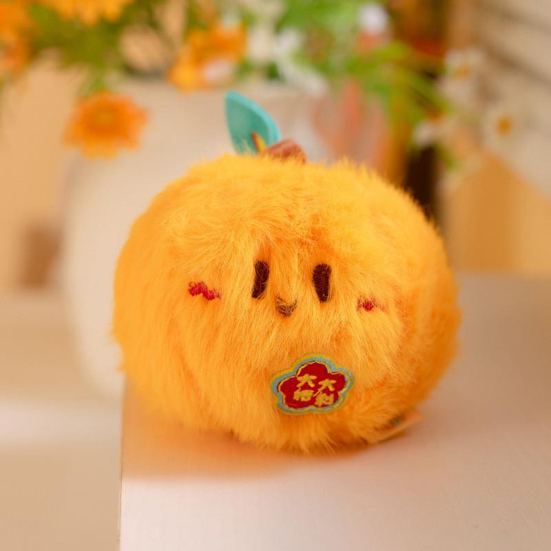 Cute Fruit Plush Doll With Lucky Words For Home Decor And Gift Giving