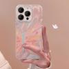 Applicable To Apple 15pro Mobile Phone Case Iphone14/13 Dreamy Pink Butterfly 12 High-end Feather Yarn 8/7P Women