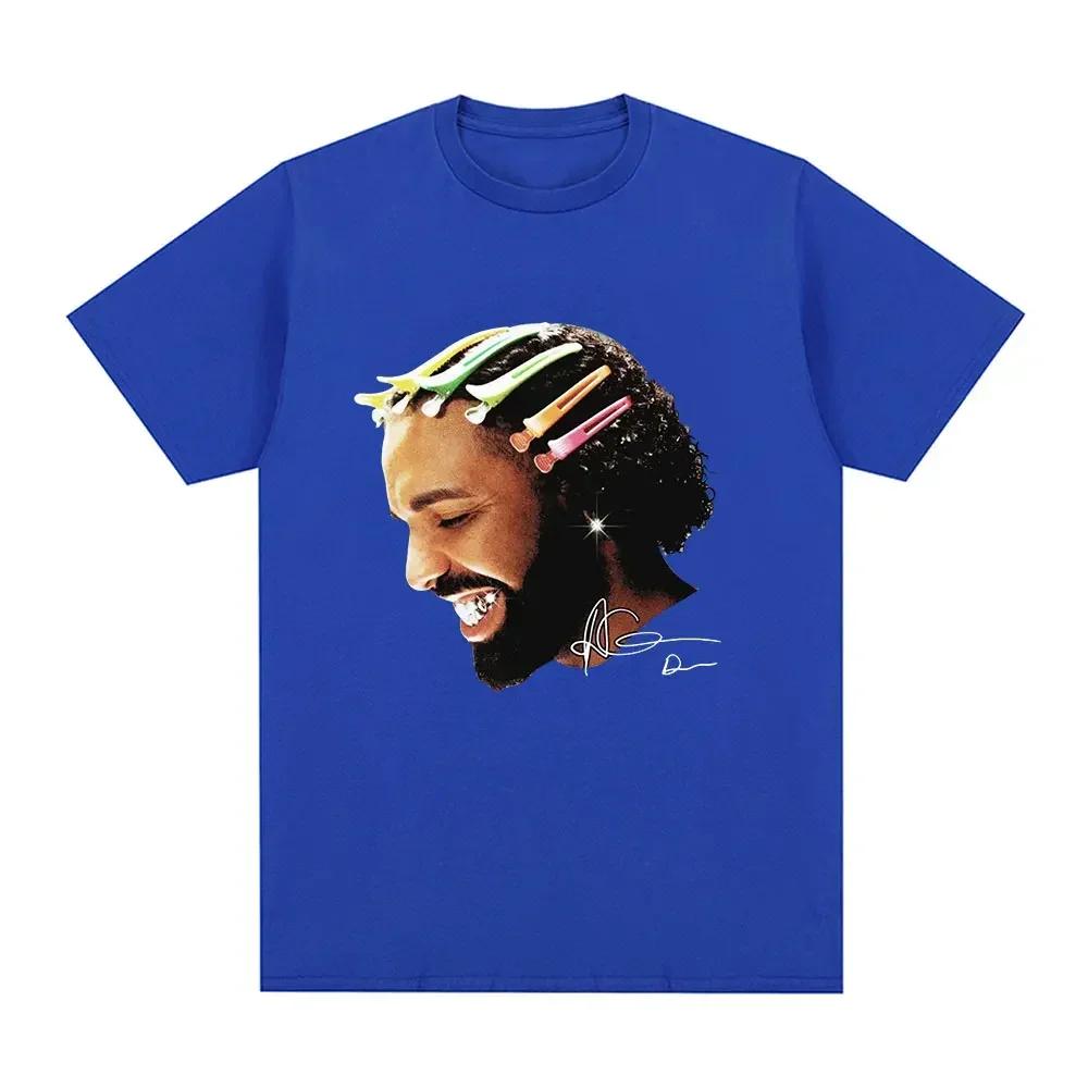 Summer Rapper Drake Graphic Men‘s T-Shirt Women Hip Hop Fashion T Shirts Cotton Casual Tee Oversize Streetwear Short Sleeve