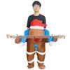 Costume gonflable d'arbre de Noël, de bonhomme de neige et de renne pour les fêtes festives