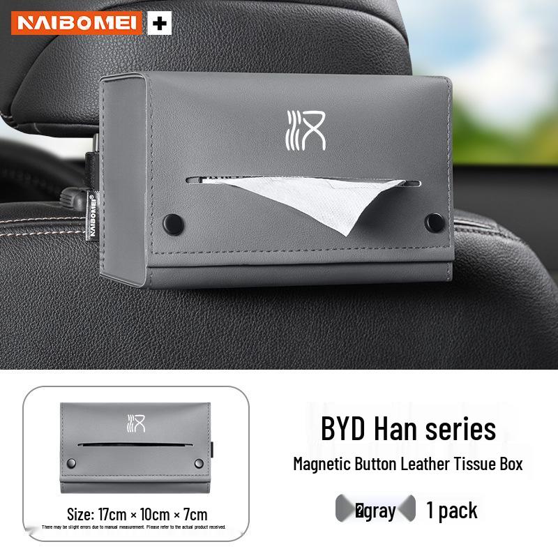 BYD Han EV Car Seat Armrest Hanging Tissue Box - Interior Accessory