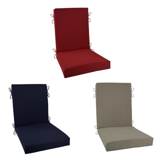 Rocking Chair Cushion 19"x18" Seat Cushion with Ties Sun-Proof Fade Resistant Back And Seat Cushion for Outdoor Dining Chair Patio Chair